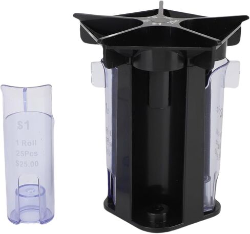 aqxreight 5 in Change Sorter Tube Plastic Manual Change Counter for Employee Retailer Store Hotel Restaurant Counter in T 5 in SorterManual CounterManual in Saudi Arabia