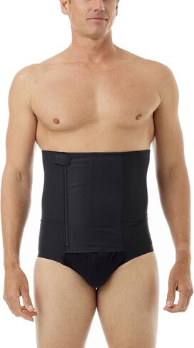 Underworks Zip-N-Trim Support Brief Girdle for Men with 8-inch Powerband - for Tummy Trimming, Shaping, Mid-Section Hernia in Saudi Arabia