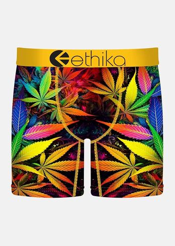 Ethika Men’s Mid Boxer Brief, 4-Way Stretch Performance Underwear - Cotton Mouth in Saudi Arabia