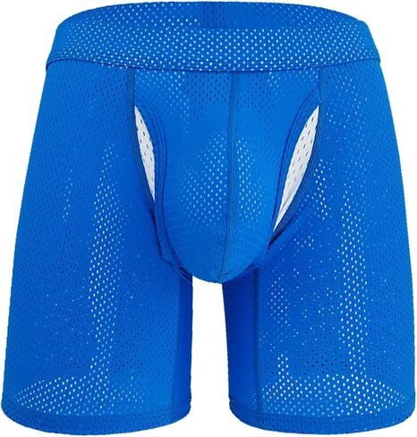 KAREN SPACE Mens Boxer Briefs Breathable Mesh Fabric Boxers for Men Premium Quality Mens Underwear in Saudi Arabia