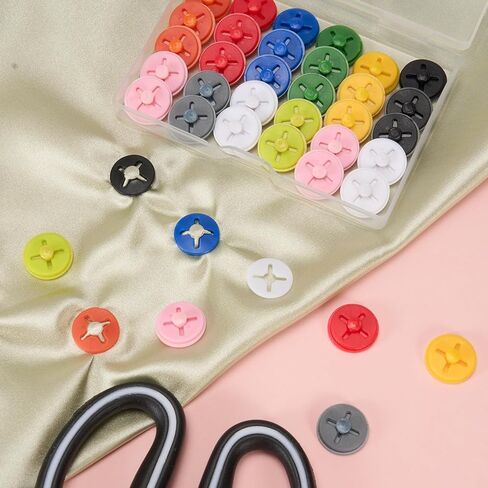 Running Bib Clips, 40Pcs Race Bib Holder, Race Number Buckle Fixing System for Runners, Marathon, Triathlon, Track and Field Events, Mixed Colors Fasteners, Secure Race Bib Attachment in Kuwait