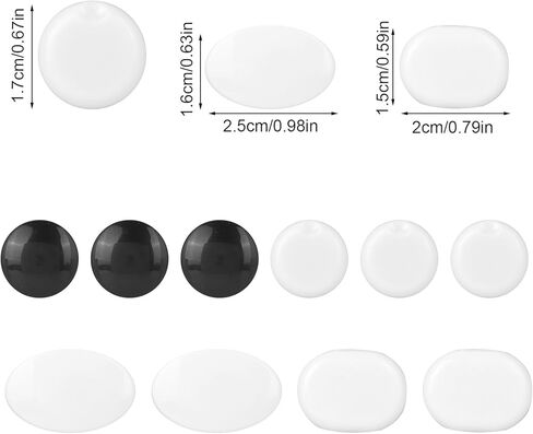 10pcs Magnetic Race Bib Clips, Marathon Running Bib Magnets Number Pins Holder Fastener for Triathlon Cycling Field Gear (Black, White) in Kuwait