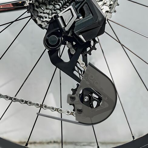 Milisten Bike Chain Cover 2 Pack Chain Guard Protector Sleeve for Mountain and Road Bikes Easy Installation Durable Oil-Resistant Plastic 4.52X3.93X1.25 Inch in Saudi Arabia