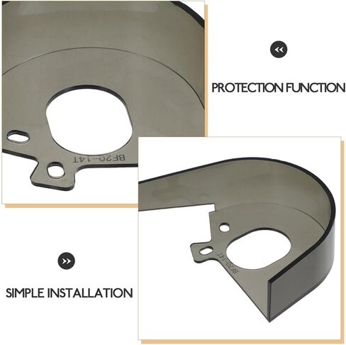 Milisten Bike Chain Cover 2 Pack Chain Guard Protector Sleeve for Mountain and Road Bikes Easy Installation Durable Oil-Resistant Plastic 4.52X3.93X1.25 Inch in Saudi Arabia