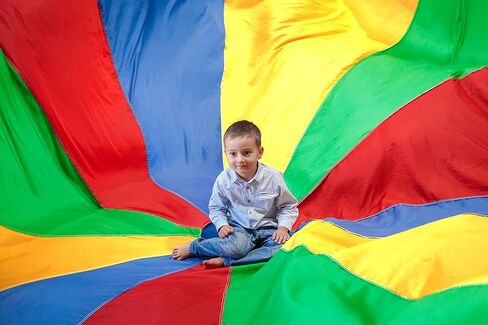 كيندرمات، مظلة لعب للأطفال، 6 أو 12 قدم، متعددة الألوان، مع حقيبة تخزين in Kuwait