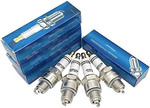 10pcs INT IRIDIUM Outboard Yacht Spark Plug HIX-BP7 BP7HS /Fit W7BC L78YC IWF22 W22FPU10 BP7HIX BPR7HIX BP7HS B7HS-10 BR7HS B6HS(Red iridium one) in Saudi Arabia