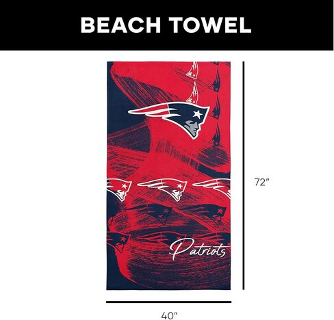 Northwest NFL Oversized Microfiber Beach Towel, 40 x 72 Inches – Quick Dry, Sand Resistant, Lightweight, Absorbent in Kuwait