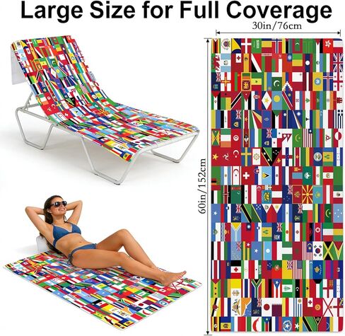 كأس العالم لكرة القدم منشفة الشاطئ متعددة الأعلام الوطنية موضوع 30x60 بوصة كبيرة كأس العالم البضائع لينة لكرة القدم الشاطئ منشفة للرجال النساء حمام سباحة صالة الألعاب الرياضية الشاطئ السفر in Kuwait