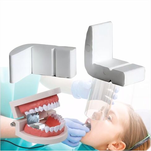 Disposable Dental X-ray Film Holder - Oral Bite Blocks Film Bracket for XCP and BAI System, EPP Foam Material, 100 Pcs in Kuwait