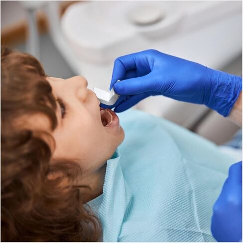 Disposable Dental X-ray Film Holder - Oral Bite Blocks Film Bracket for XCP and BAI System, EPP Foam Material, 100 Pcs in Kuwait