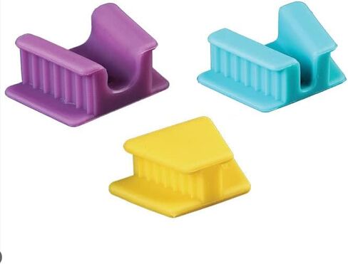 2 Pcs Dental Mouth Props Silicone Medium Child Turquoise Autoclavable Dental Bite Blocks Latex Free (9050) in Saudi Arabia