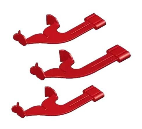 3/Pack Dental XCP-DS 1H Bitewing Basket, 6100 Digital Sensor Holders, Red B-Blocks Autoclavable #1 Horizontal in Saudi Arabia