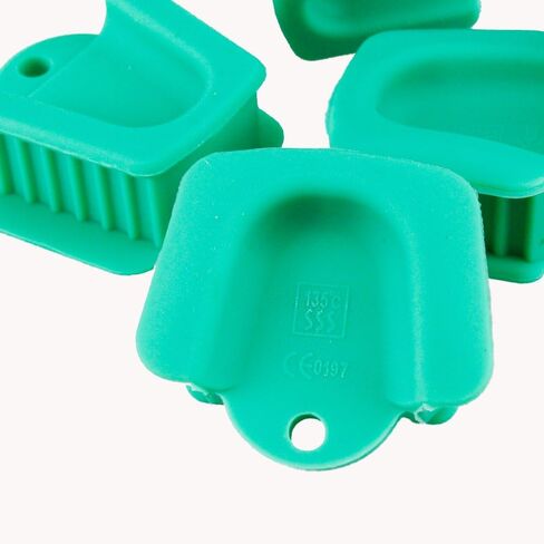 Airgoesin 5pcs Dental Oral Silicone Mouth Prop Bite Blocks, Large Size Adult Size Latex Free Cheek Retractor 135 Degrees Celsius Sterilized Latex Free in Saudi Arabia