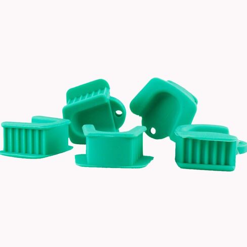 Airgoesin 5pcs Dental Oral Silicone Mouth Prop Bite Blocks, Large Size Adult Size Latex Free Cheek Retractor 135 Degrees Celsius Sterilized Latex Free in Saudi Arabia