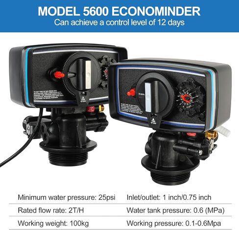 صمام التحكم في منقي المياه، نوع التدفق 110 فولت، شاشة عرض مؤقت رقمية لنظام معالجة المياه in Kuwait