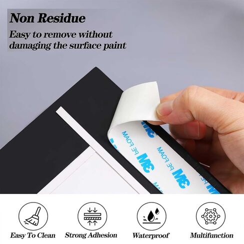 Double Sided Tape Heavy Duty, 0.5in×10ft Picture Hanging Strips for Posters, Removable Waterproof No Wall Damage Foam Tape, Adhesive Mounting Tape for Paint Wall in Kuwait