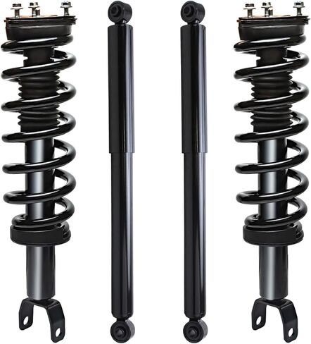 Detroit Axle - 4WD Suspension Kit لـ 09-10 Dodge RAM 1500 ، 11-18 RAM 1500 ، Struts & Coil Spring REPPROSTS ABSORBERS 2000 2010 2012 2013 2015 2015 2017 2017 Replacement - 4PC SET in Saudi Arabia
