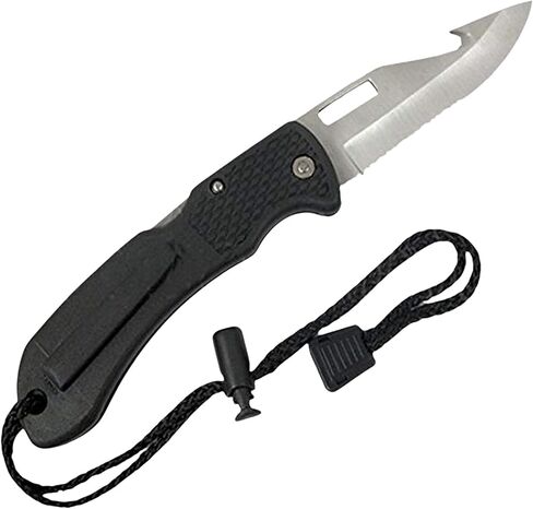 Scuba Choice Foldable BCD Knife – 3.5" Corrosion-Resistant Stainless-Steel Blade, Ergonomic Non-Slip Handle, Compact and Lightweight, Ideal for Scuba Diving, Spearfishing, Survival, and Water Sports in Saudi Arabia