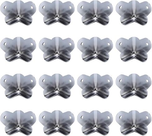 SUNGOOYUE 16pcs Speaker Corner Guards, Iron Angle Protectors for Speaker Cabinet Guitar Amplifier Stage, with Mounting Screws, for Furniture PA DJ Audio Sound Case Protection in Saudi Arabia