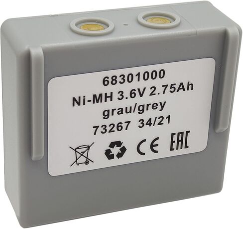 (1 × شاحن + 4 × بطارية) شاحن بطارية UCH-2 (إدخال 10-30 فولت تيار مستمر، إخراج 300/780 مللي أمبير) مع بطارية 3.6 فولت 68301000، بطارية هيترونيك 68301000 مع شاحن (شاحن سيارة) in Saudi Arabia