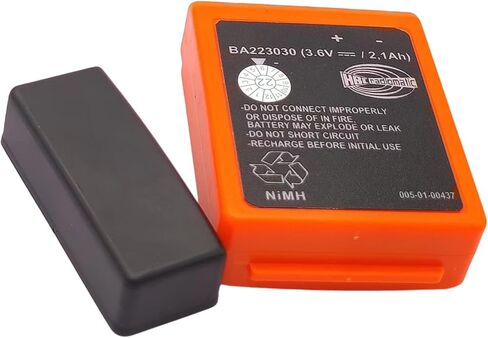 (5Pcs Batteries + 1Pc Charger) 3.6V 2100mAh BA223030 HBC Crane Remote Control Rechargeable Battery with Charger (Charger Input Voltage AC120V) in Saudi Arabia