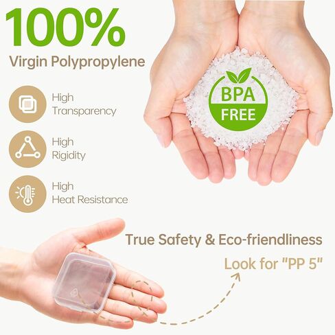 مربع منظم حبة ، 60 ٪ من صناديق تخزين حبة صغيرة مع غطاء مفصلي ، علبة حرفية كبيرة مع مقبض ، حاويات بلاستيكية صافية صافية لمجوهرات لوازم الطين حبات الطين بذور الأجزاء الصغيرة in Kuwait