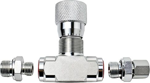 صمام التحكم في التدفق الهيدروليكي متوافق مع الحفار الصغير، وصلة L08 M14 مقاس 3/8 بوصة، استبدل STB-G3/8 in Kuwait