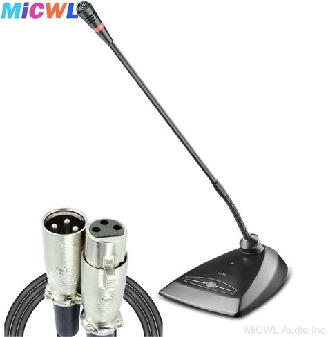 MX418 Professional Wired Conference Microphone with XLR, 5m Cable, 48V Phantom Power, Omnidirectional Desktop Boundary Mic for Boardroom and Office in Saudi Arabia