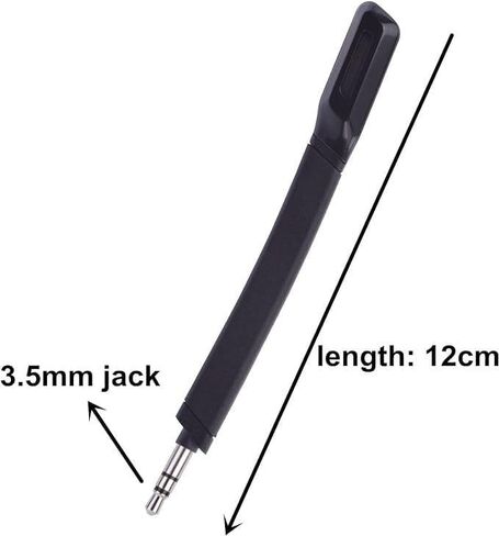 ذراع ميكروفون بديل لسماعة G733، ذراع ميكروفون قابل للفصل للتوصيل والتشغيل مع مادة ABS وسلك نحاسي خالٍ من الأكسجين، ملحقات ميكروفون للألعاب محدثة in Kuwait