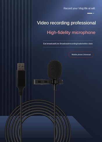 ميكروفون مكثف USB احترافي، غلاف معدني، ميكروفون متعدد الاتجاهات لمدونات الفيديو، والبث المباشر، والفصول عبر الإنترنت، والبث الصوتي مع تقليل الضوضاء in Kuwait