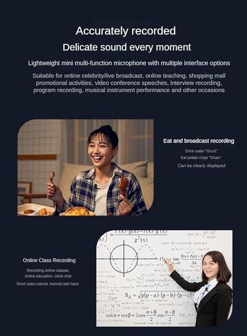 ميكروفون مكثف USB احترافي، غلاف معدني، ميكروفون متعدد الاتجاهات لمدونات الفيديو، والبث المباشر، والفصول عبر الإنترنت، والبث الصوتي مع تقليل الضوضاء in Kuwait