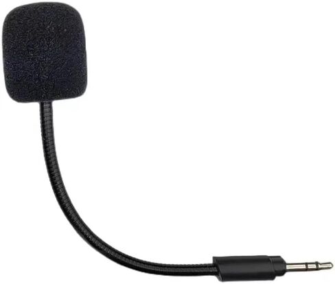 ميكروفون بديل فقط لاستبدال ميكروفون سماعة الرأس Logitech G233، أسود، كابل معدني من الألياف الزجاجية 14 سم، ميكروفون بوم قابل للفصل 3.5 مم متوافق مع سماعات الألعاب G233 G433 GPRO in Kuwait