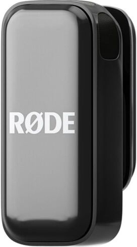 Rode Wireless Micro 2-Person Ultracompact Wireless Microphone 2.4 GHz, Black Bundle Interview GO Handheld Mic Adapter GO, Anti-Static Screen Cleaning Wipes (5-Pack) in Saudi Arabia