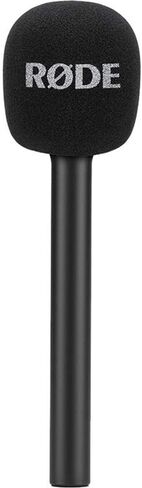 Rode Wireless Micro 2-Person Ultracompact Wireless Microphone 2.4 GHz, Black Bundle Interview GO Handheld Mic Adapter GO, Anti-Static Screen Cleaning Wipes (5-Pack) in Saudi Arabia