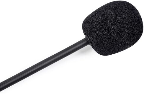 ميكروفون بديل لسماعات الألعاب Cyrus Arctis1 Ice، موصل مطلي بالذهب، قابل للفصل مع غطاء إسفنجي in Kuwait