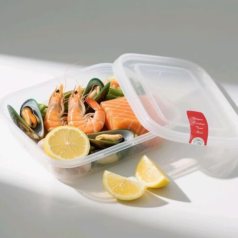 1200 Pcs Tamper Evident Stickers 1.5 x 6 Inches Safe Labels Sealed Red Tamper Seal Proof Tape for Freshness Drink Food Container Pizza Boxes Food Delivery in Kuwait