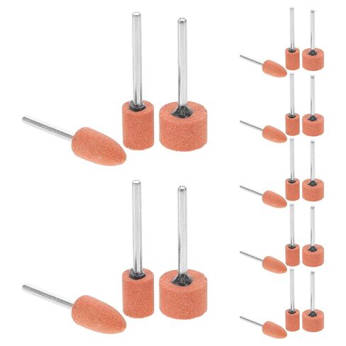 45pcs Grinding Stone Bits for Rotary Tools Portable Mini Drill Accessories for Jade Polishing Sharpening Smoothing Versatile Abrasive Heads for Refinishing and Detailed Craftwork in Saudi Arabia