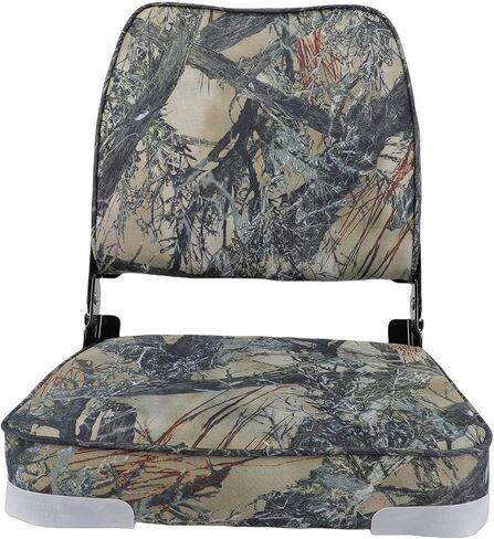 مقعد قارب Sorandy قابل للطي، مقعد بحري مريح منخفض الظهر مع بطانة إسفنجية سميكة ومفصلات من سبائك الألومنيوم لقوارب الكانو العائمة والمركبات المائية in Kuwait