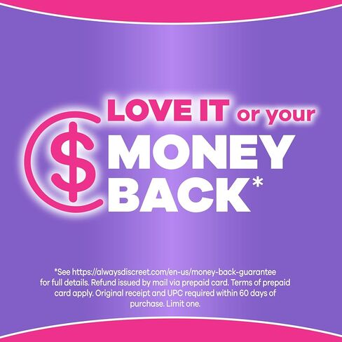 Always Discreet Reimagined Adult Diapers for Women, Maximum Absorbency Incontinence and Postpartum Underwear Size 3X+, Up to 100% Leak Free Bladder Leak Protection, 22 Count​ in Kuwait