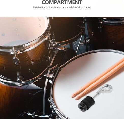 Cymbal Stacker Mount Drum Hardware Percussion Accessory with Straight and Angled Rods for Hihat and Instrument Cymbals Replacement Part in Saudi Arabia