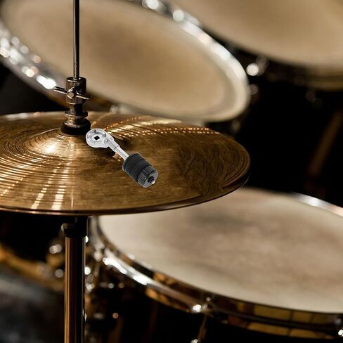 Cymbal Stacker Mount Drum Hardware Percussion Accessory with Straight and Angled Rods for Hihat and Instrument Cymbals Replacement Part in Saudi Arabia