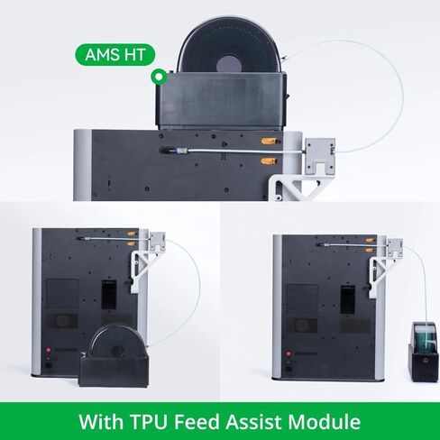 وحدة مساعدة تغذية TPU لسلسلة Bambu Lab H2 وX1 وP1 وP2S ثلاثية الأبعاد in Kuwait