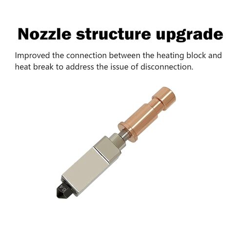 Ceramic Hotend for Kobra S1 Combo Hot End Kit Print Head Heat Block Upgrade Heating Cartridge 200K Thermistor Hardened Steel Nozzle with Extra 2PK Silicone Cover for Anycubic Kobra S1/ACE Pro in Kuwait