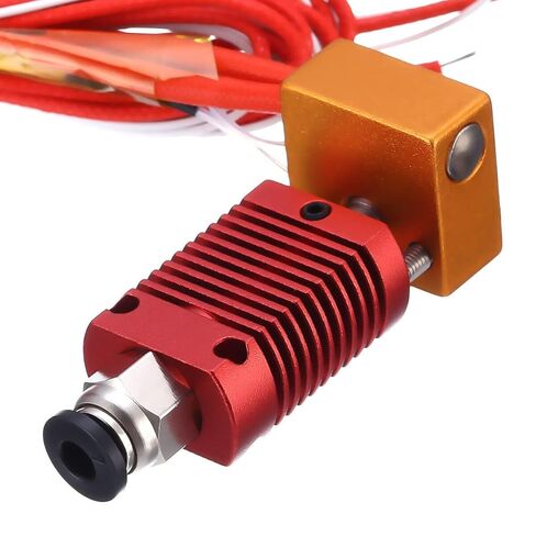 Extruder Heater Hot End Kit, Assembled MK8 Extruder Hot end Kit with 0.4mm Nozzle Silicon Sock Compatible with Creality Ender 3, Ender 3 Pro, Ender 3 V2 in Kuwait