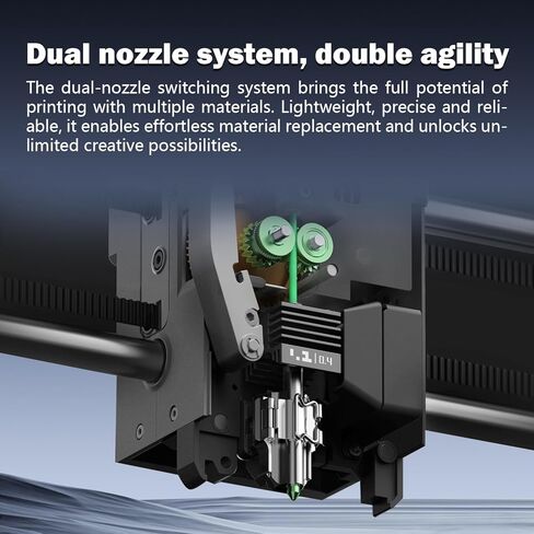 3 Pack P2S Hotend 0.2MM 0.4MM 0.6MM Nozzle for P2S/H2S/H2D/H2C/A1/A1 Mini Hot End Hardened Nozzle with Identification Code Extruder Hotend Assembly Print Head for Bambu Lab P2S Accessories in Kuwait