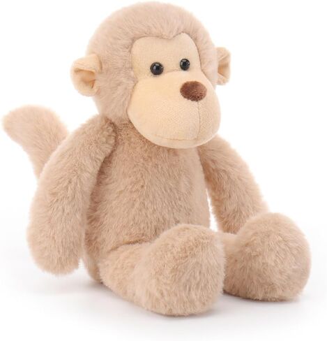 Apricot Lamb Toys Plush Light Brown Monkey Stuffed Animal Soft Cuddly Perfect for Child （Light Brown Monkey,9 Inches） in Saudi Arabia