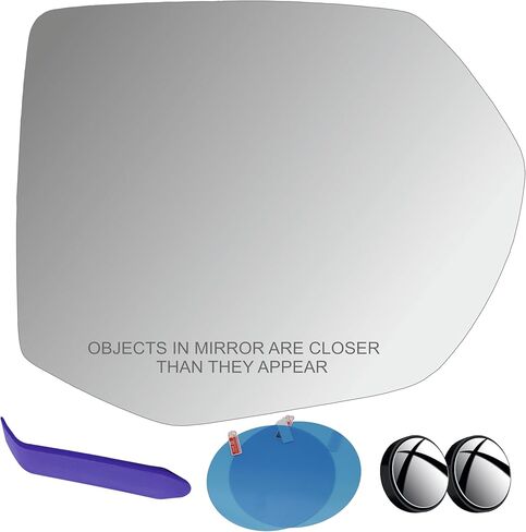 EAP Driver Side Mirror Glass Compatible with Tahoe, Yukon, Escalade, Suburban 2021-2025, Heated with Blind Spot Without Auto Dimming 84315163 84642722 GM1324218 GM1324217 in Kuwait