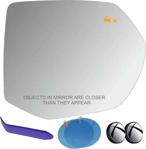 EAP Driver Side Mirror Glass Compatible with Tahoe, Yukon, Escalade, Suburban 2021-2025, Heated with Blind Spot Without Auto Dimming 84315163 84642722 GM1324218 GM1324217 in Kuwait