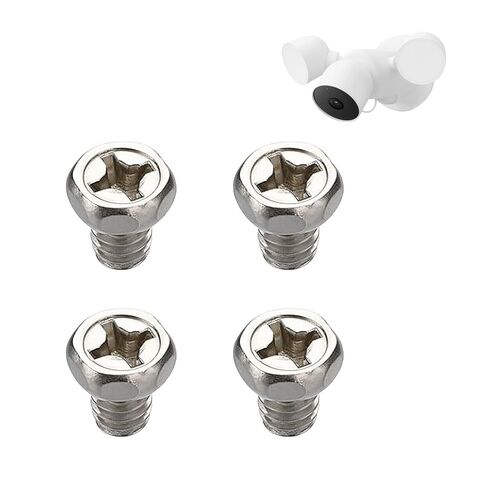 4 قطع بديلة من براغي التثبيت الآمنة المتوافقة مع كاميرا Google Nest المزودة بإضاءة غامرة، وملحقات الكاميرا ذات الإضاءة الغامرة الخارجية، وأدوات تثبيت متينة ومقاومة للعوامل الجوية، وقوية مثل الجودة الأصلية in Kuwait