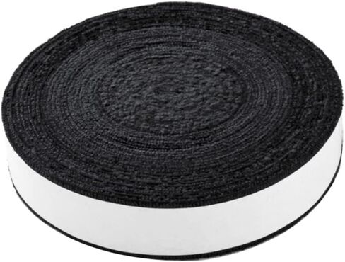 Anti Slip Thick Roll Towel Grip Tape, 10m for Tennis Squash Badminton Racquet Racket Over Grips Replacement, Black in Saudi Arabia